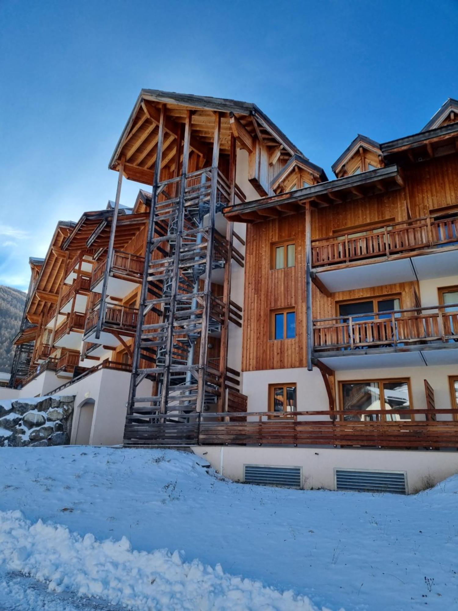 Appartement T2-5 Couchages L'Ecrin Des Orres 1800 Les Orres Exteriér fotografie