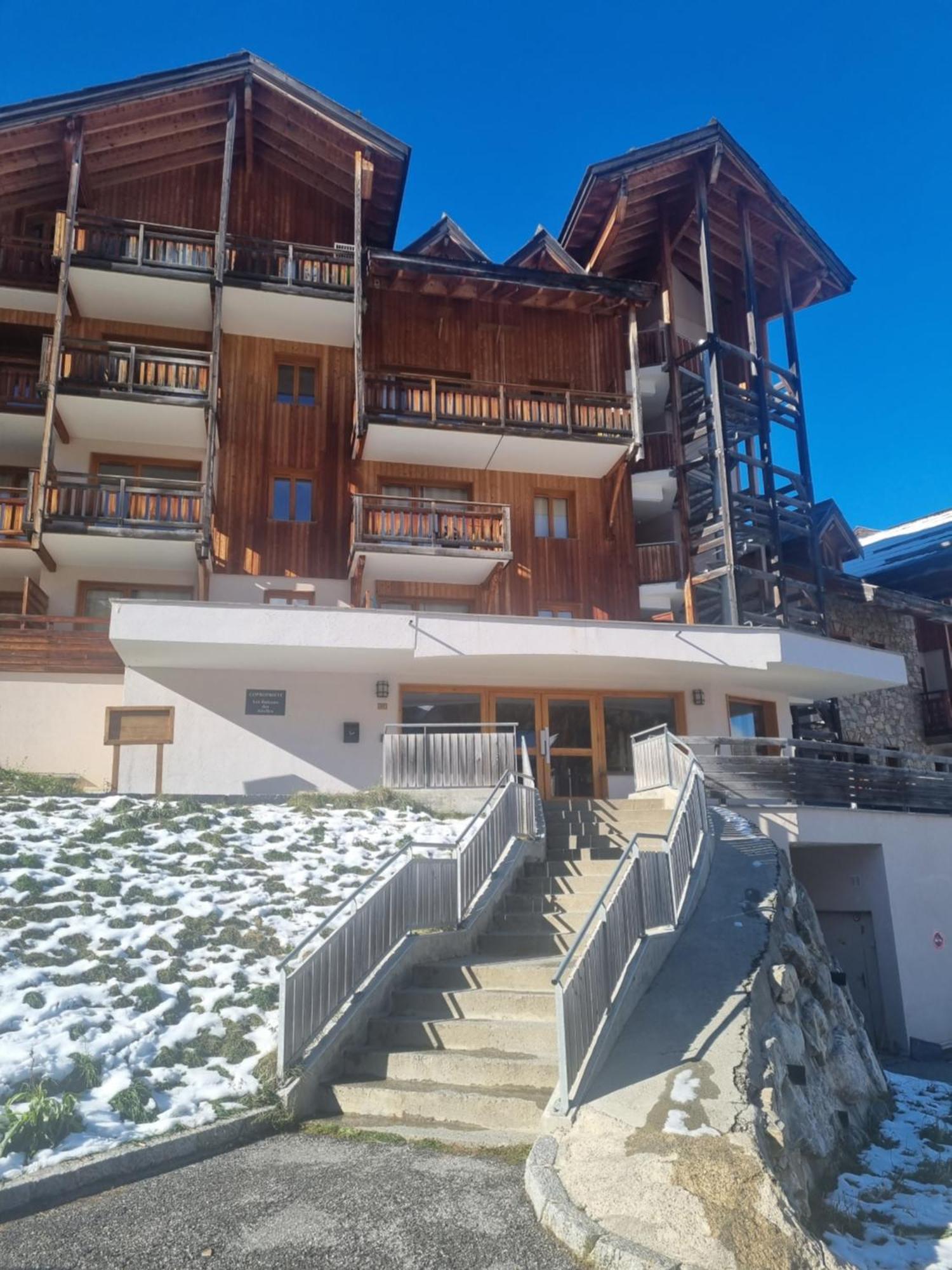 Appartement T2-5 Couchages L'Ecrin Des Orres 1800 Les Orres Exteriér fotografie